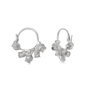 Image of Silver Gumnut Hoops