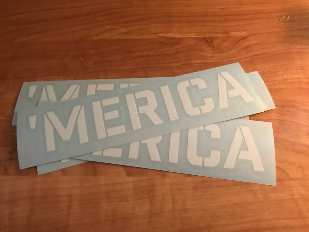 Image of 'Merica Decal  