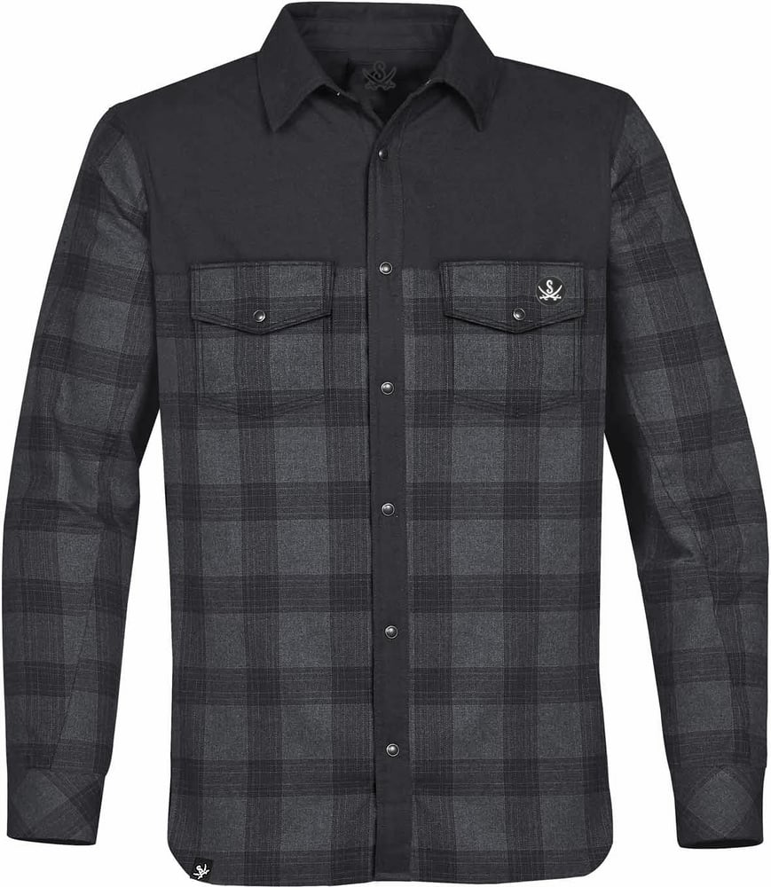 Image of INSULATED PLAID BUTTON UP