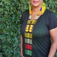 Image 1 of Nubian Fringed  Necklace