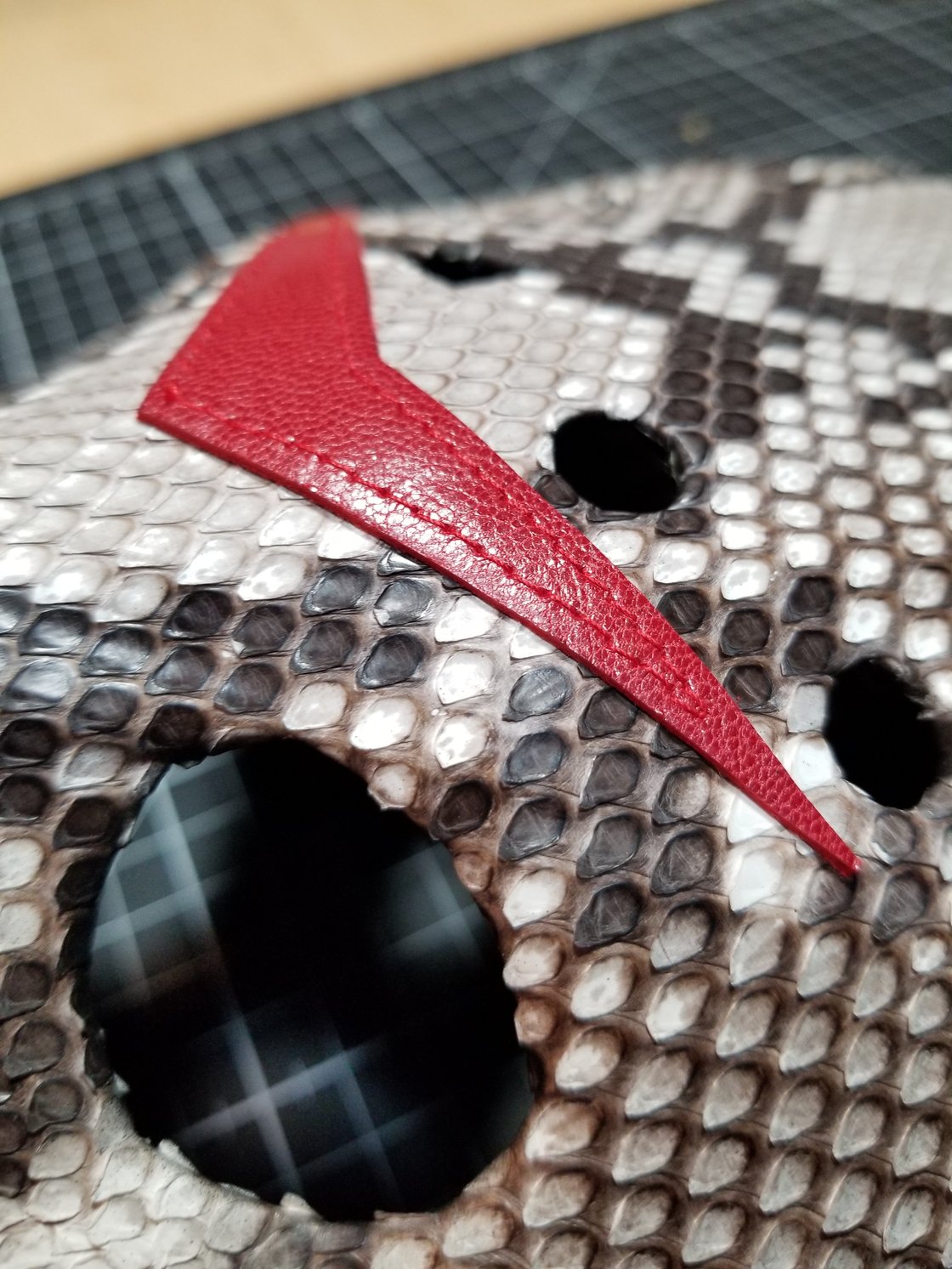 Image of Custom Python Friday the 13th mask. 