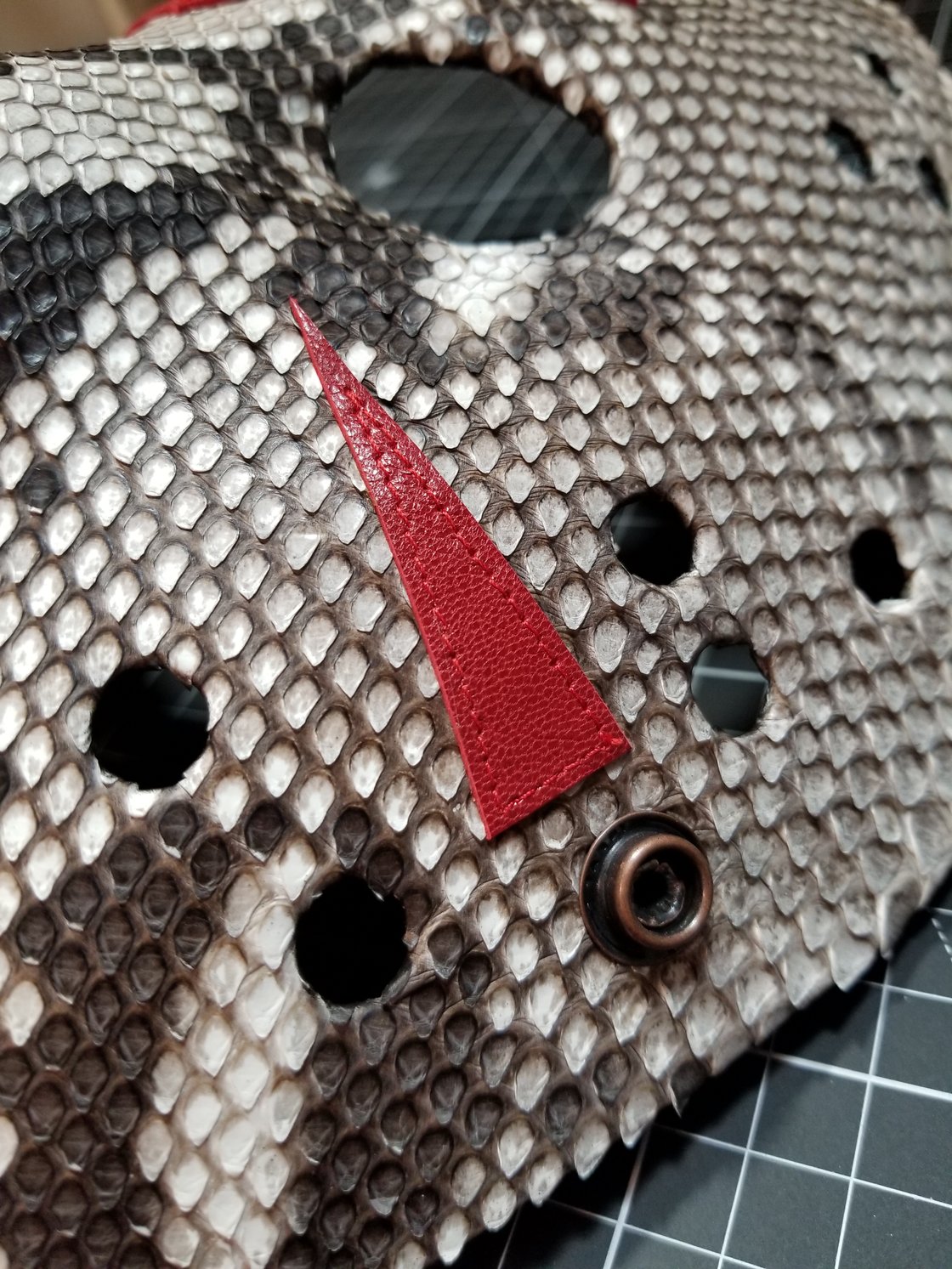 Image of Custom Python Friday the 13th mask. 