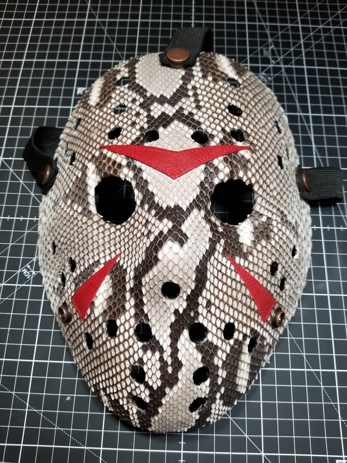 Image of Custom Python Friday the 13th mask. 