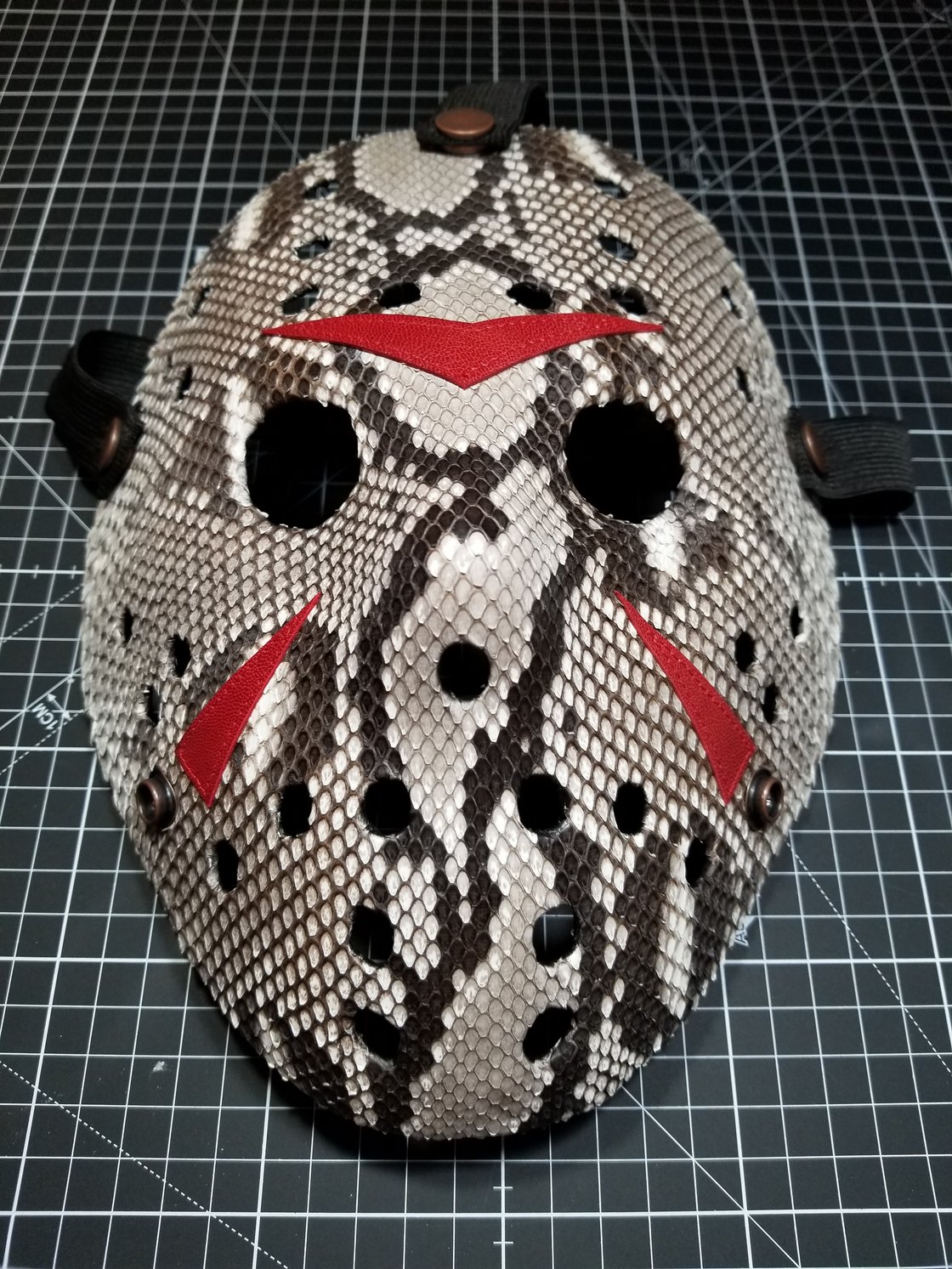 Image of Custom Python Friday the 13th mask. 