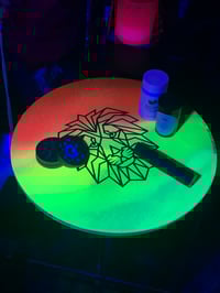 Image 3 of Rasta Rolling table/Accent table