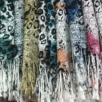 Image 3 of Leopard Print Pashmina Scarf Shawl