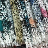 Image 4 of Leopard Print Pashmina Scarf Shawl