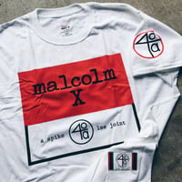 Image 1 of Original 2012 Spike Lee 40 Acres Malcom X 20th Anniversary Promo Tee.