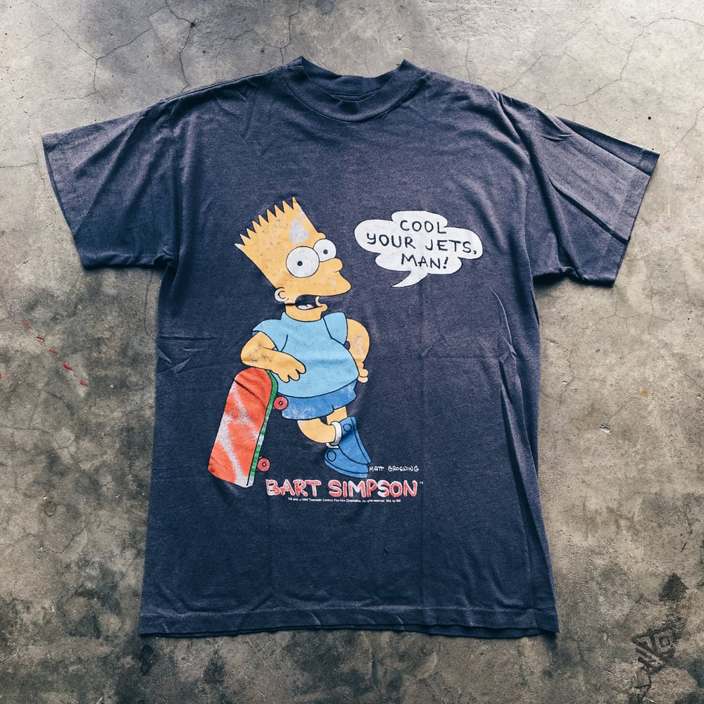 Image of Original 1990 Bart Simpson Skate Tee.