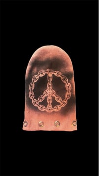 Image 3 of “Chained Peace” grommet beanie