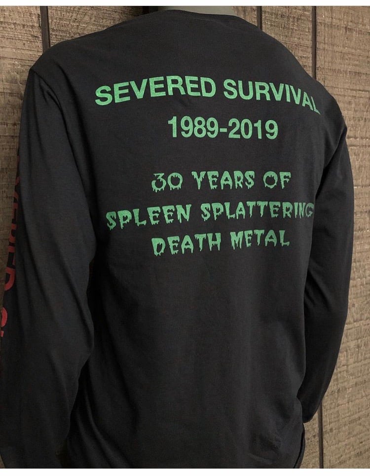 Severed Survival Surgeons 30th Long Sleeve Shirt | AutopsyDeathMetal