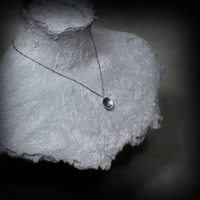 Sterling Silver Dandelion Wish Necklace Image 5