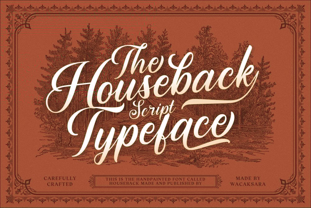 Image of Houseback Script