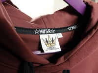 Image 2 of Gold Crown Burgundy Hoodie LIMITED EDITION