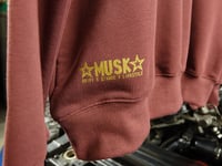 Image 4 of Gold Crown Burgundy Hoodie LIMITED EDITION