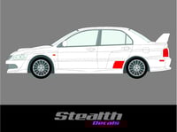Image 2 of Mitsubishi EVO 8 2003-2005 Stone Guard Chip Protection film