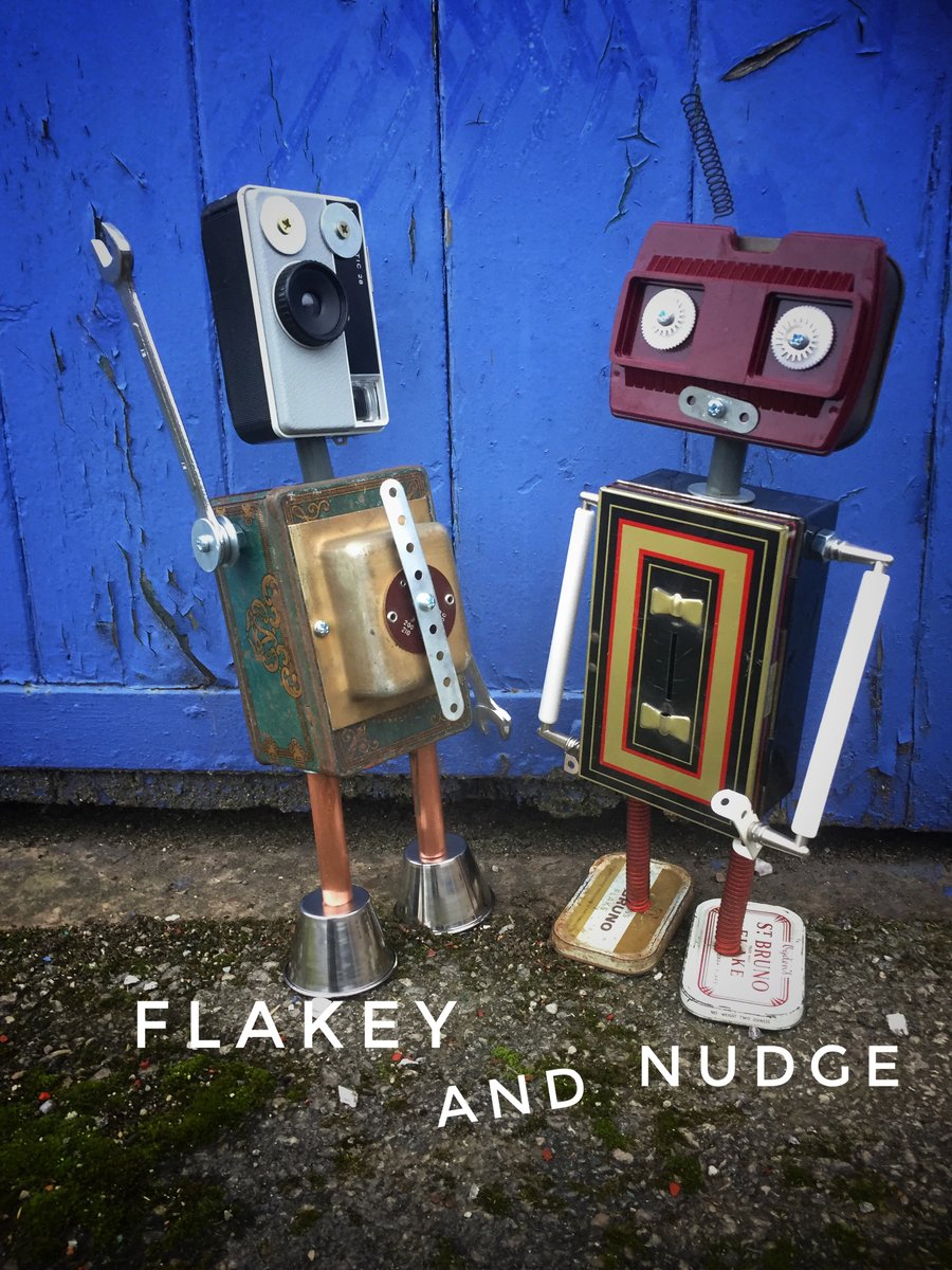 Image of Flakey and Nudge