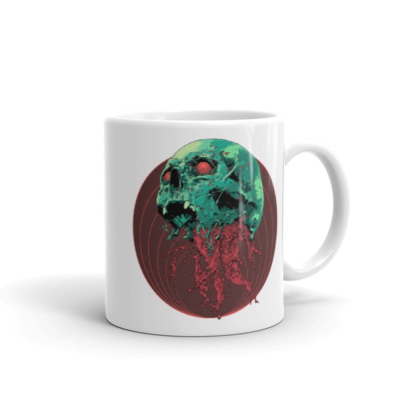 Image of Skull Full Of Blood Coffee Mug