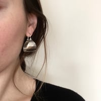 Image 4 of lily hoop brass