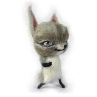 Image 2 of Bark and Howl (Wool Sculpture)