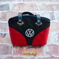 Image 1 of VW Dome Bag - Red and Black