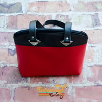 Image 2 of VW Dome Bag - Red and Black