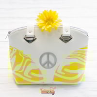 Image 1 of VW Dome Bag - Yellow Swirl