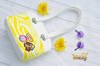 Image 4 of VW Dome Bag - Yellow Swirl