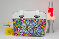 Image 2 of VW Dome Bag - Hand Colored Daisies