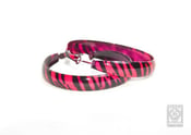 Image of Hot pink ZEBRA earrings