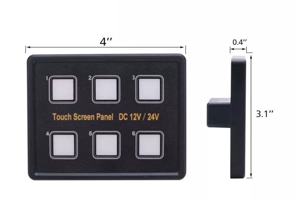 Touch Screen Switch panel | WellLitLed