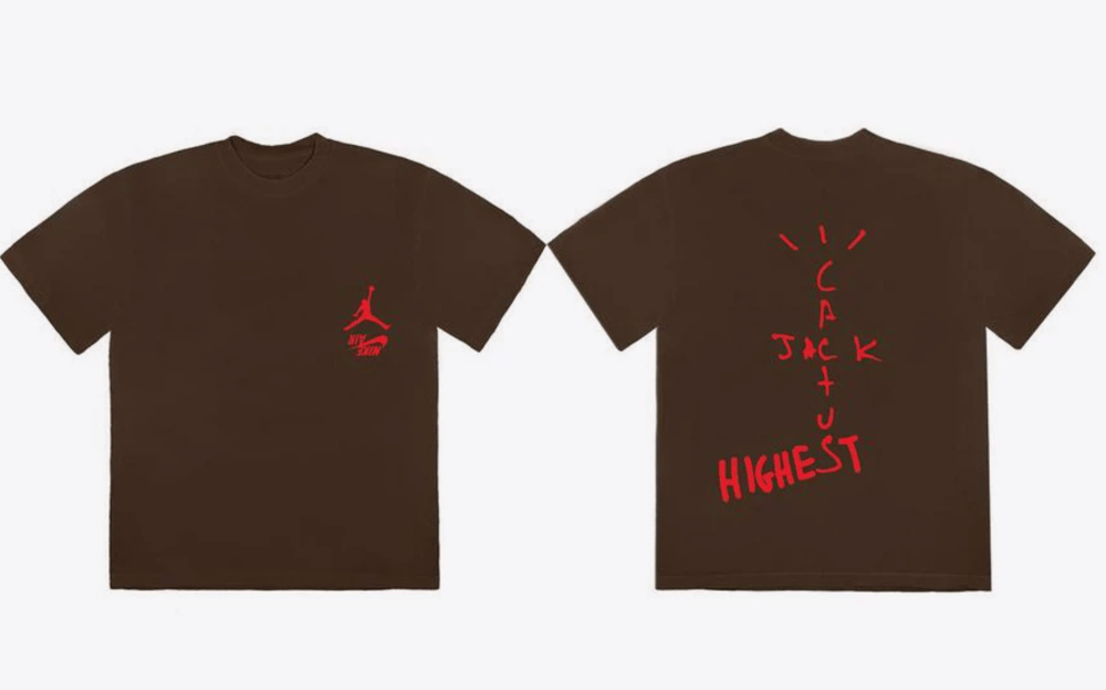 Image of Travis Scott Highest in the Room Brown Tee
