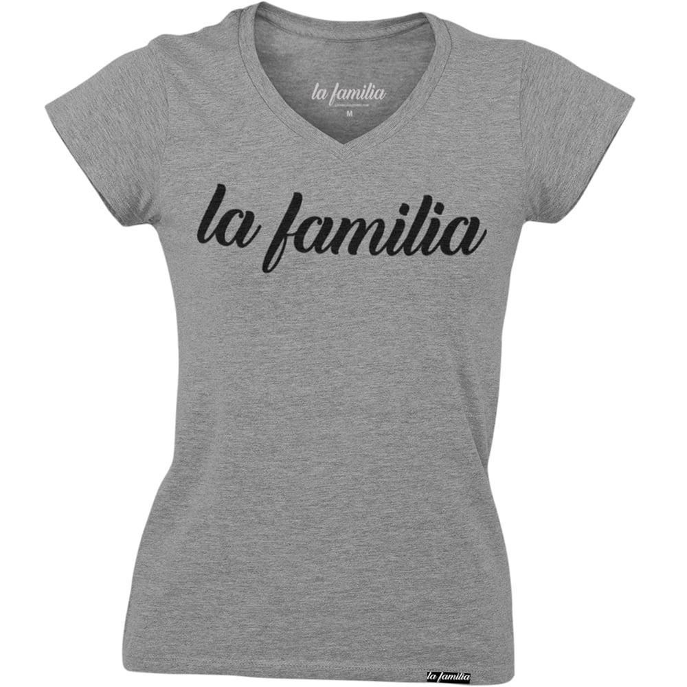 Download Women's Short Sleeve V-Neck T-Shirt-HEATHER GRAY ...