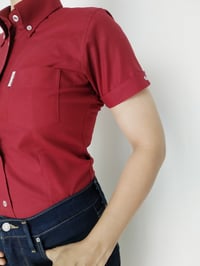 Image 1 of JEGGAE SHIRT 'J-MAROON' WOMEN'S SHORT & LONG SLEEVE