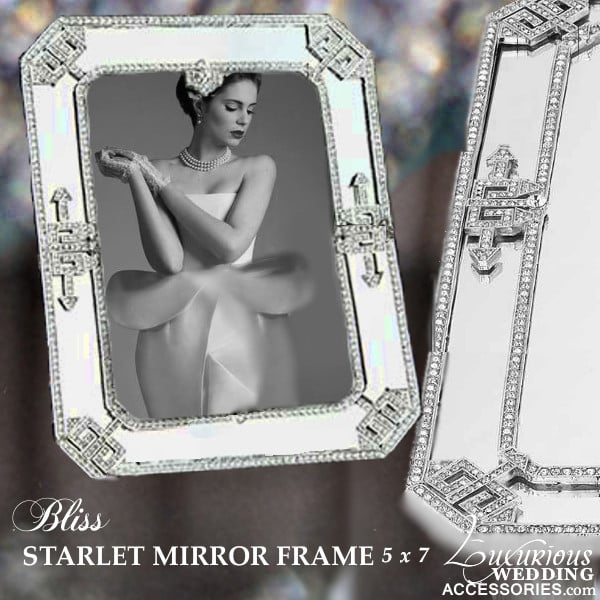 Image of Bliss Starlet Swarovski Crystal 5x7 Picture Frame
