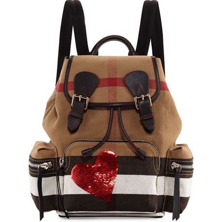 Burberry Sequin Heart Canvas Backpack | 2BExklusive Designerwear &  Accessories