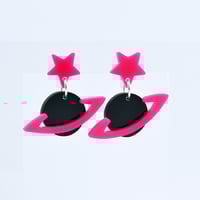Image 2 of Saturn Earrings