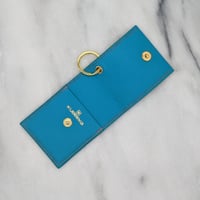 Image 4 of ENTRY CARD Holder Key Ring – Turquoise