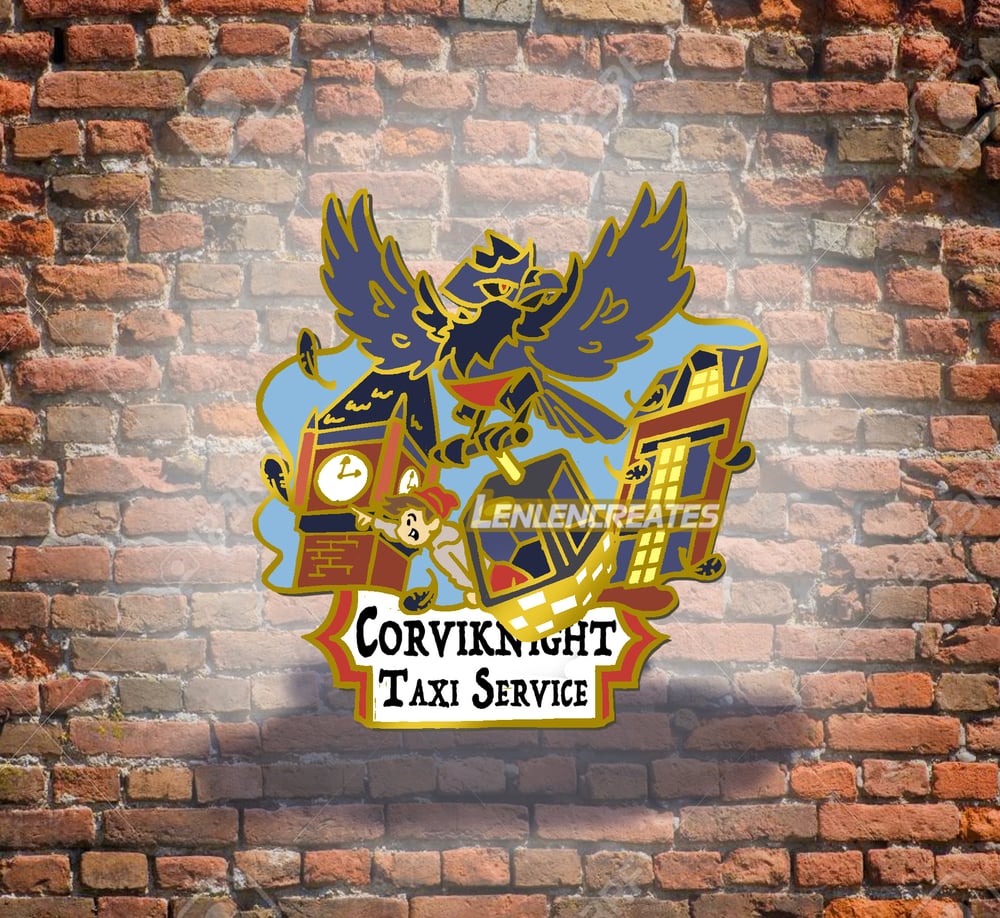 Image of “Corviknight Taxi Service” LE Pin 
