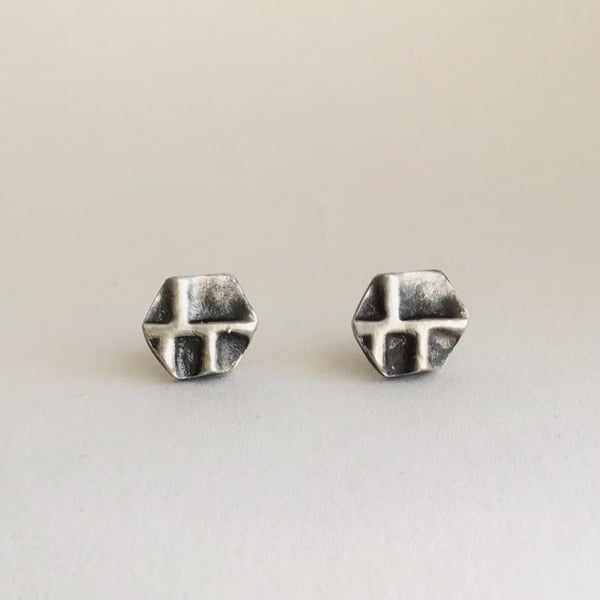 Image of Silver Hive Studs
