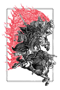 Image 2 of "The Horsemen" 13"x19" Luster Paper Print