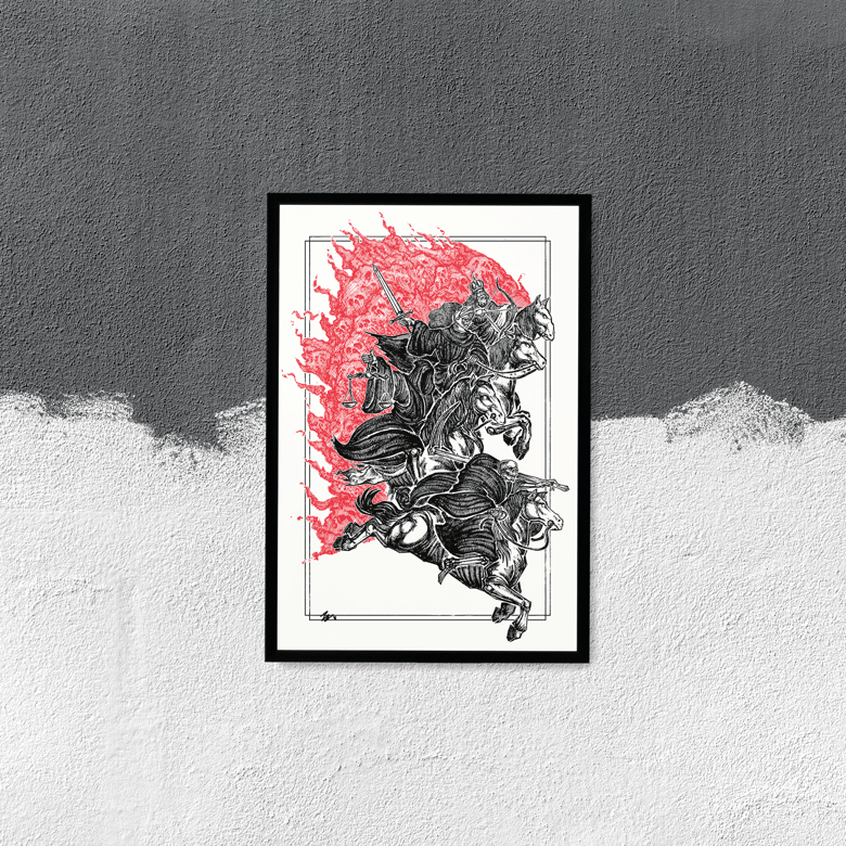 Image of "The Horsemen" 13"x19" Luster Paper Print
