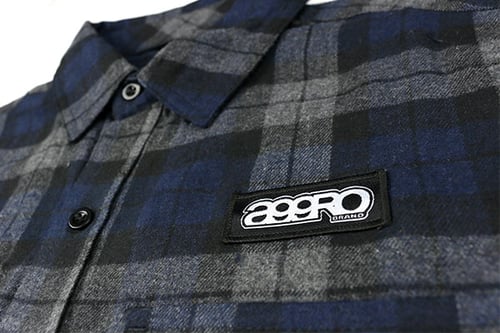 Image of AGGRO Brand "Subliminal II" Plaid Flannel Shirt