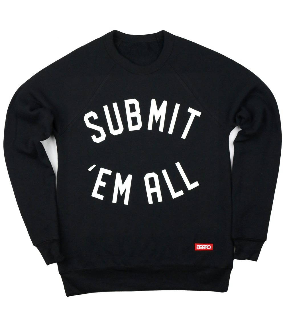 Image of AGGRO BRAND "Submit 'Em All" Sweatshirt