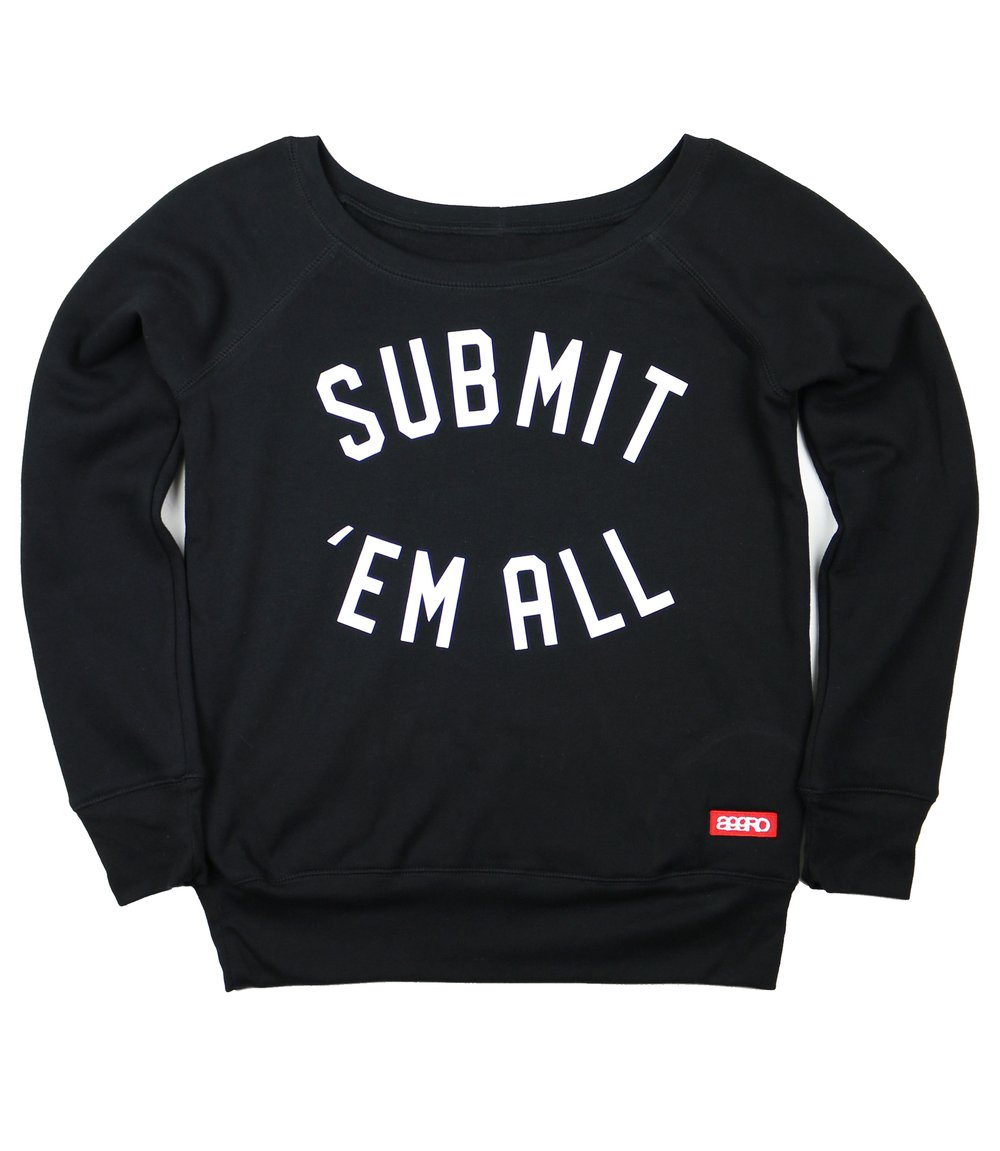 Image of AGGRO BRAND "Submit 'Em All" Women's Sweater