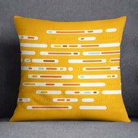 Image 1 of Mid-Century Daybreak Square Throw Pillow