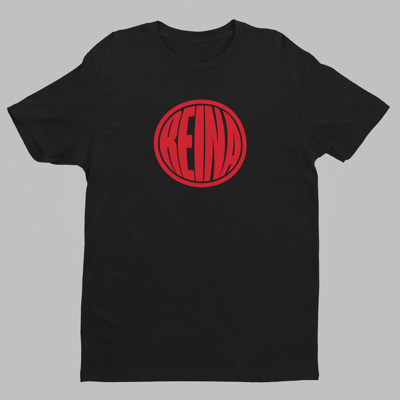 Image of REINA LOGO TEE BLACK