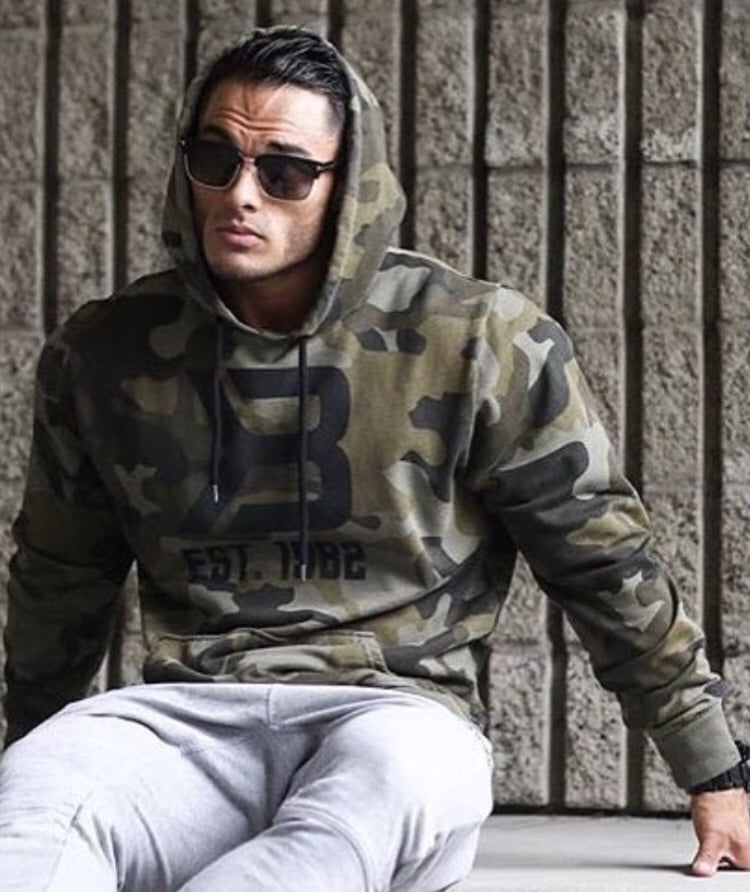 Image of Gym Hoodie, Military Camo