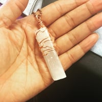 Selenite Stick Necklace 