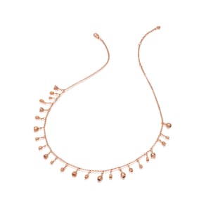 Image of Rose Gold Vermeil Gumnut Short Chain